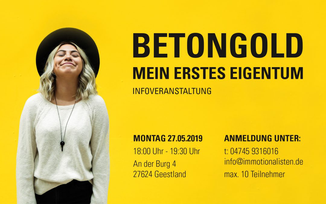 BETONGOLD – ERSTES EIGENTUM